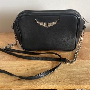 Zadig & Voltaire black crossbody purse